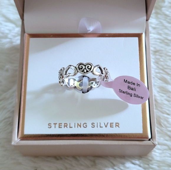 Annika Witt Jewelry - Annika Witt Sterling Silver🤍 Eternal♾️ Hearts💕 Ring💍 - NIB